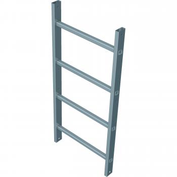 Zarges fixed ladders, aluminium, anodised